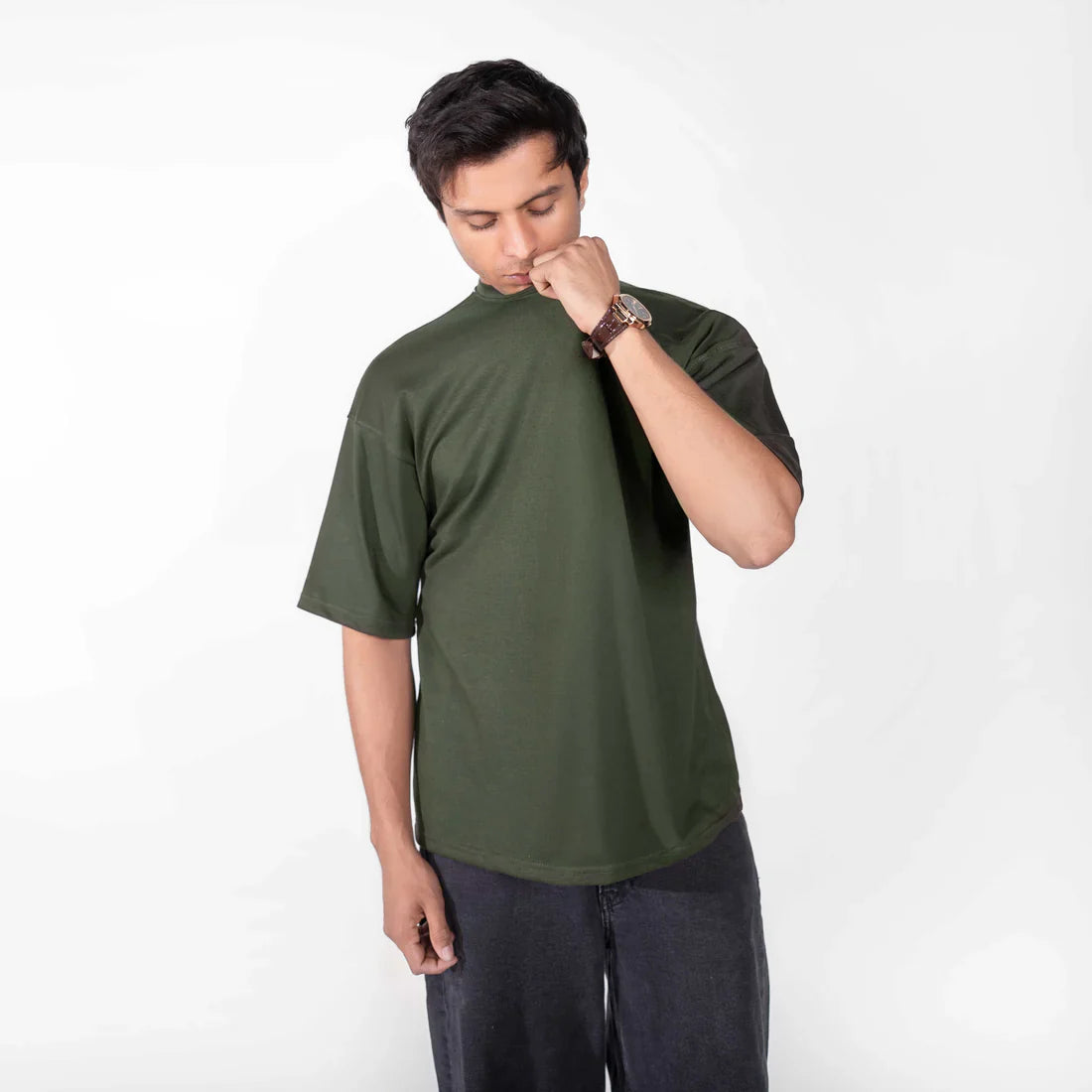 Oversize Olive T-Shirt