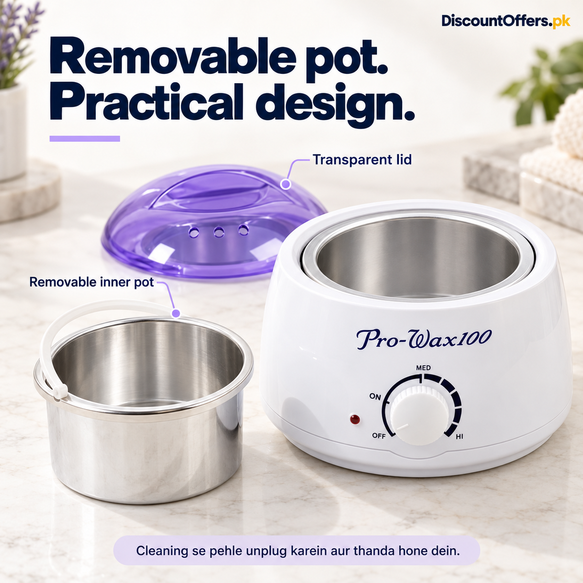 PRO-WAX 100 Hot Wax Heater & Warmer