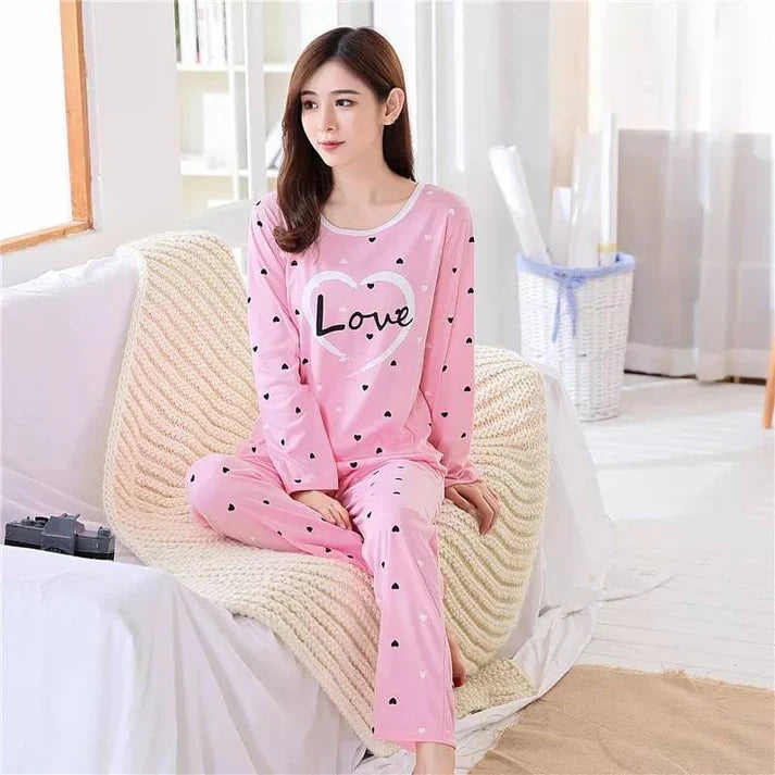 Pink Love Nightwear Set