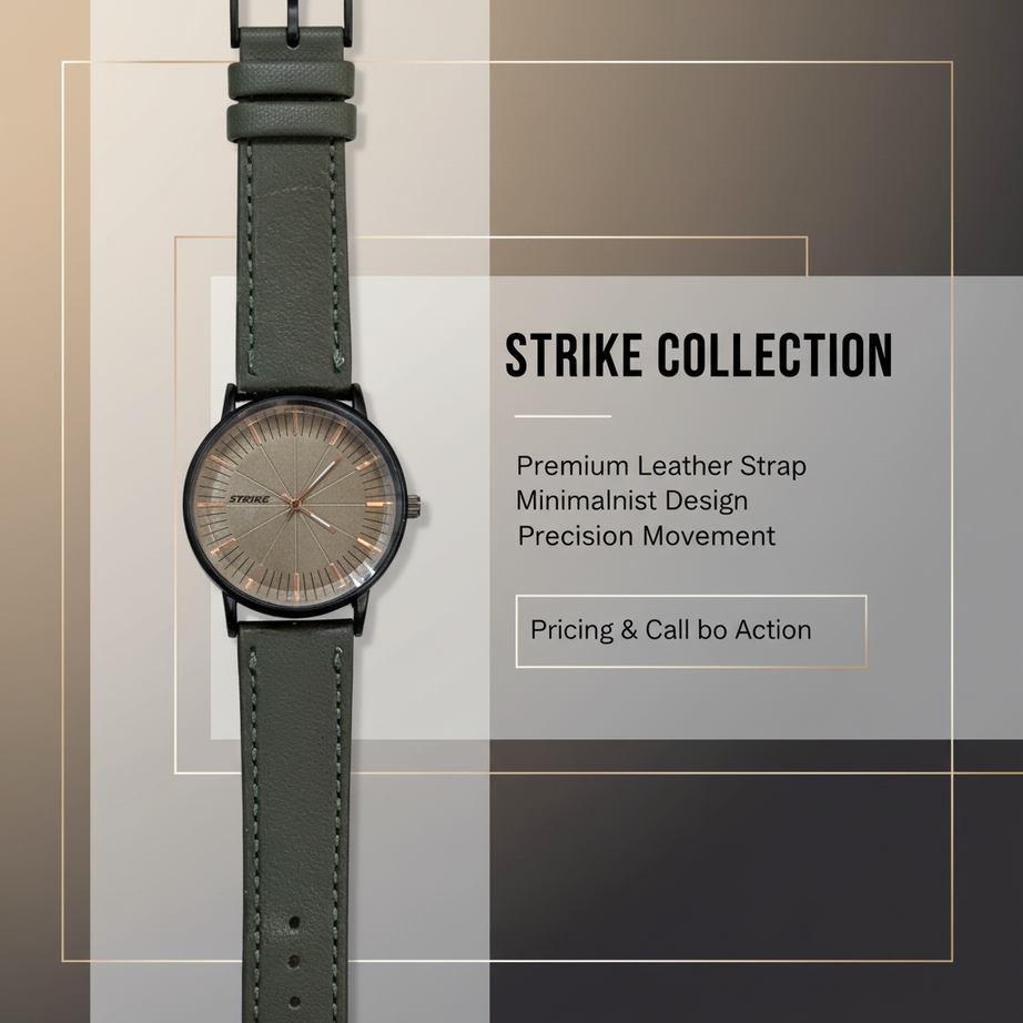 Strike Deep Green Men Watch