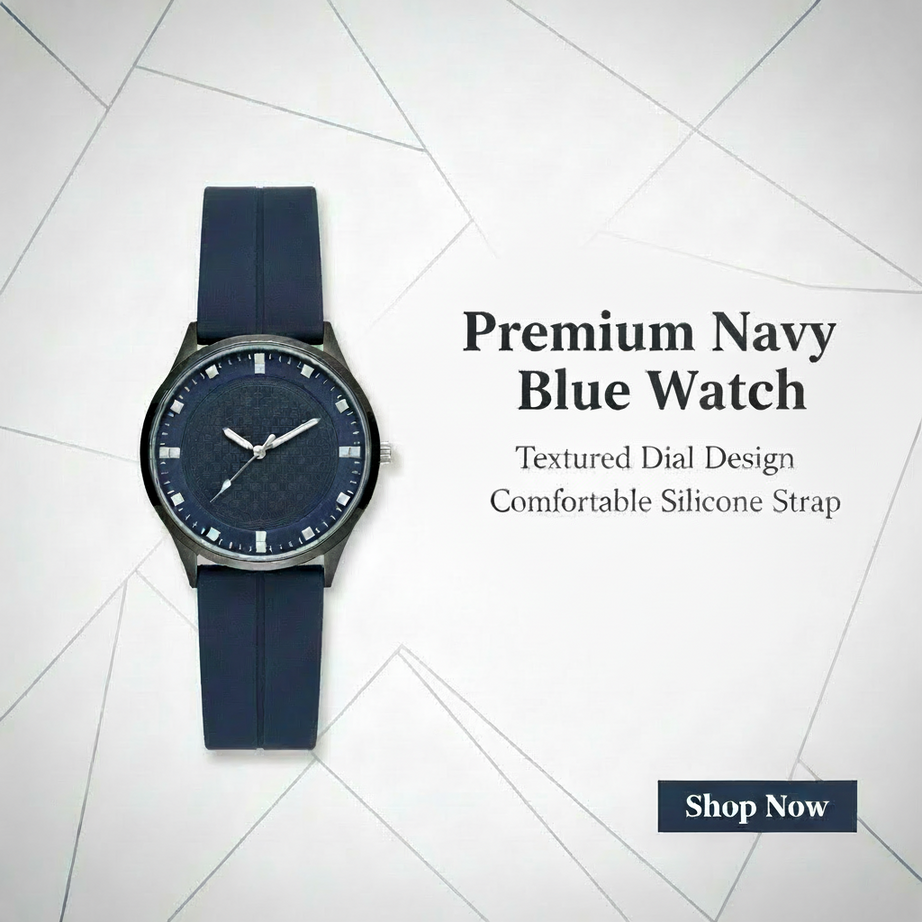 Vitz Regalia Navy Blue Colour Men Watch