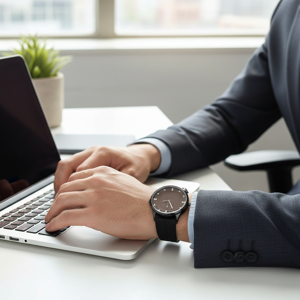 Vitz Regalia Black Colour Men Watch