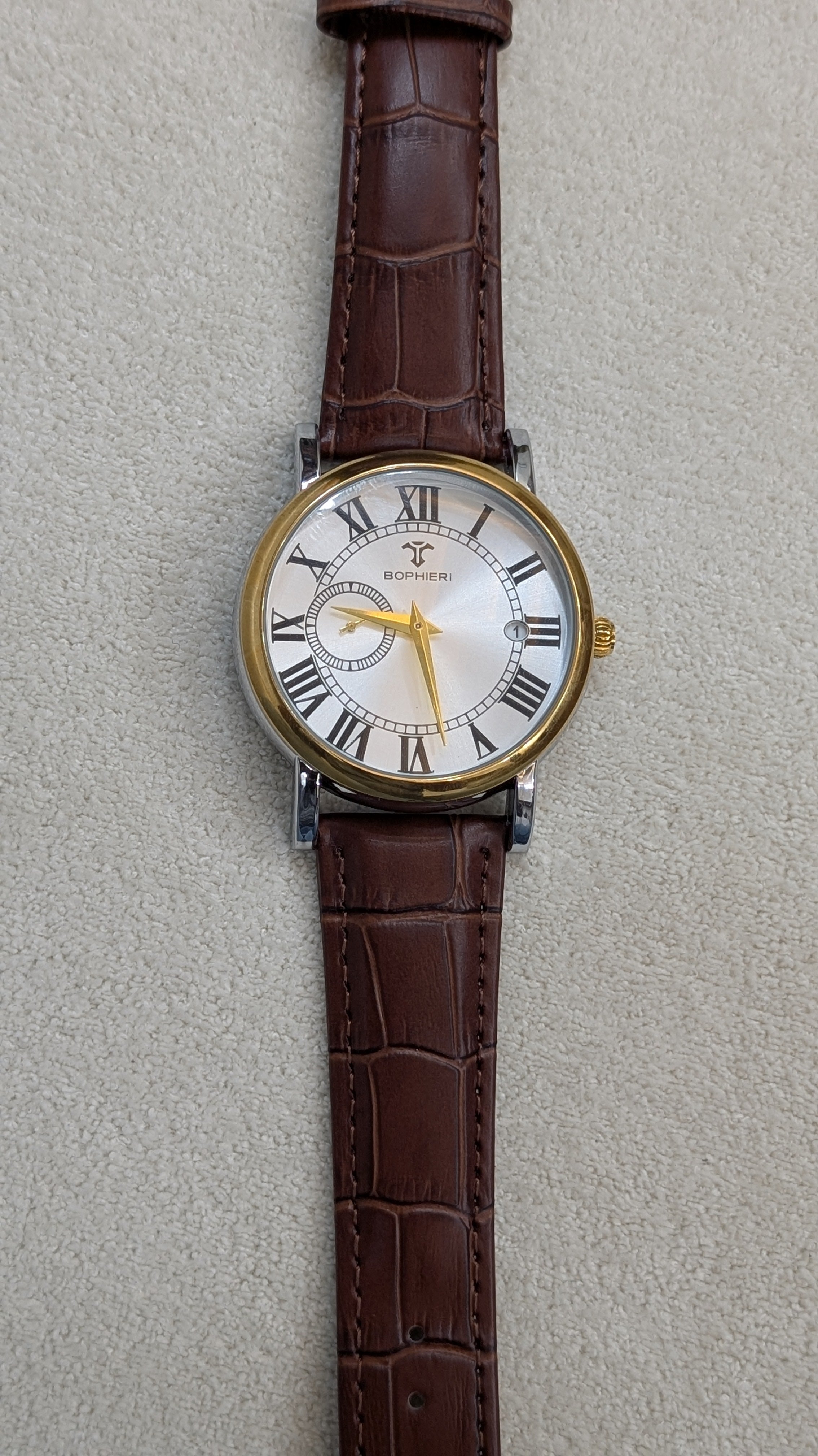 Bophieri Ebon Brown Men Watch