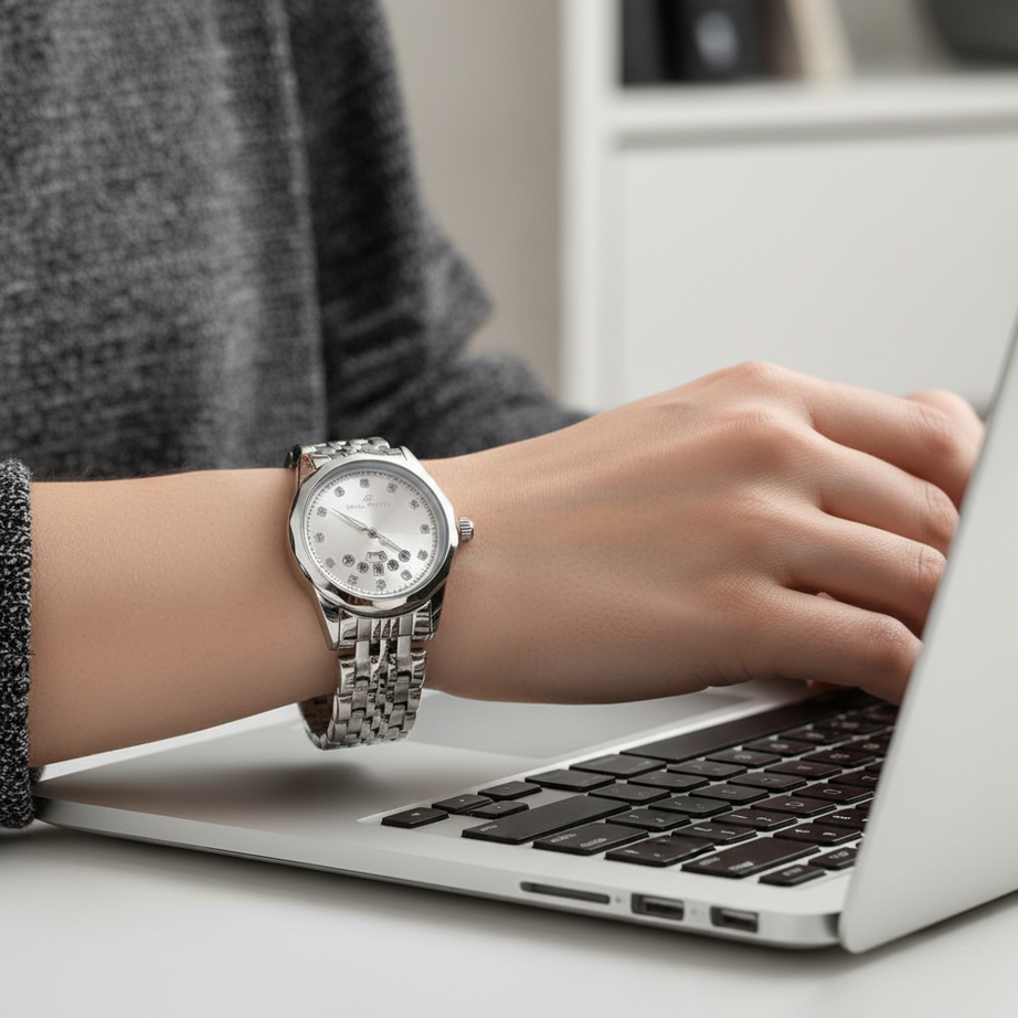 Danel Imperial Silver Women Watch