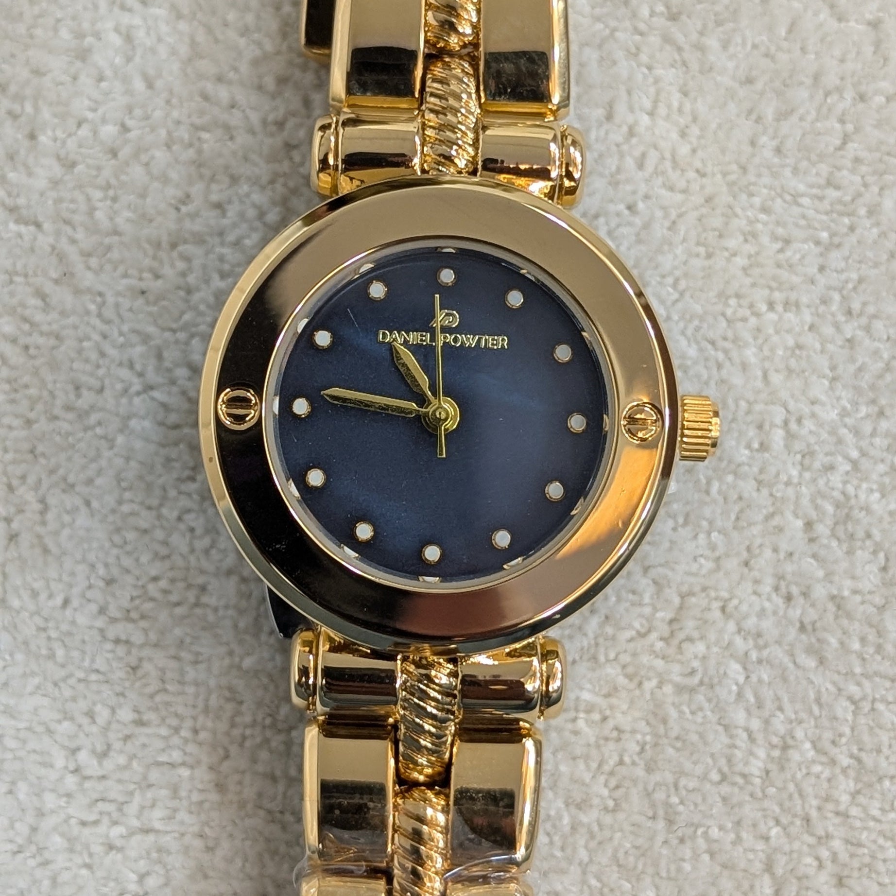 Danel Noble Golden & Black Dial Women Watch