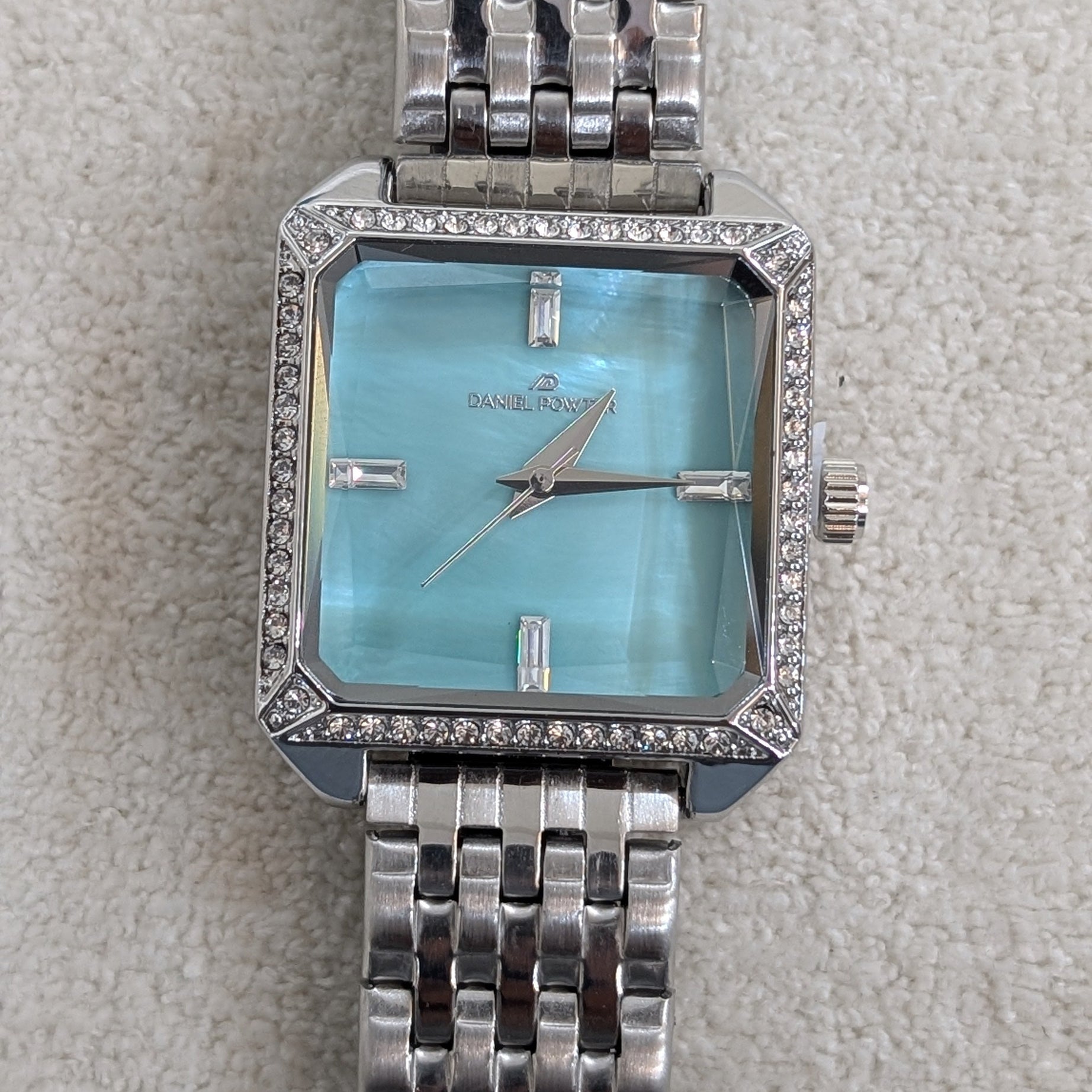 Danel Noble Silver with Sky Blue Dial Women Watch