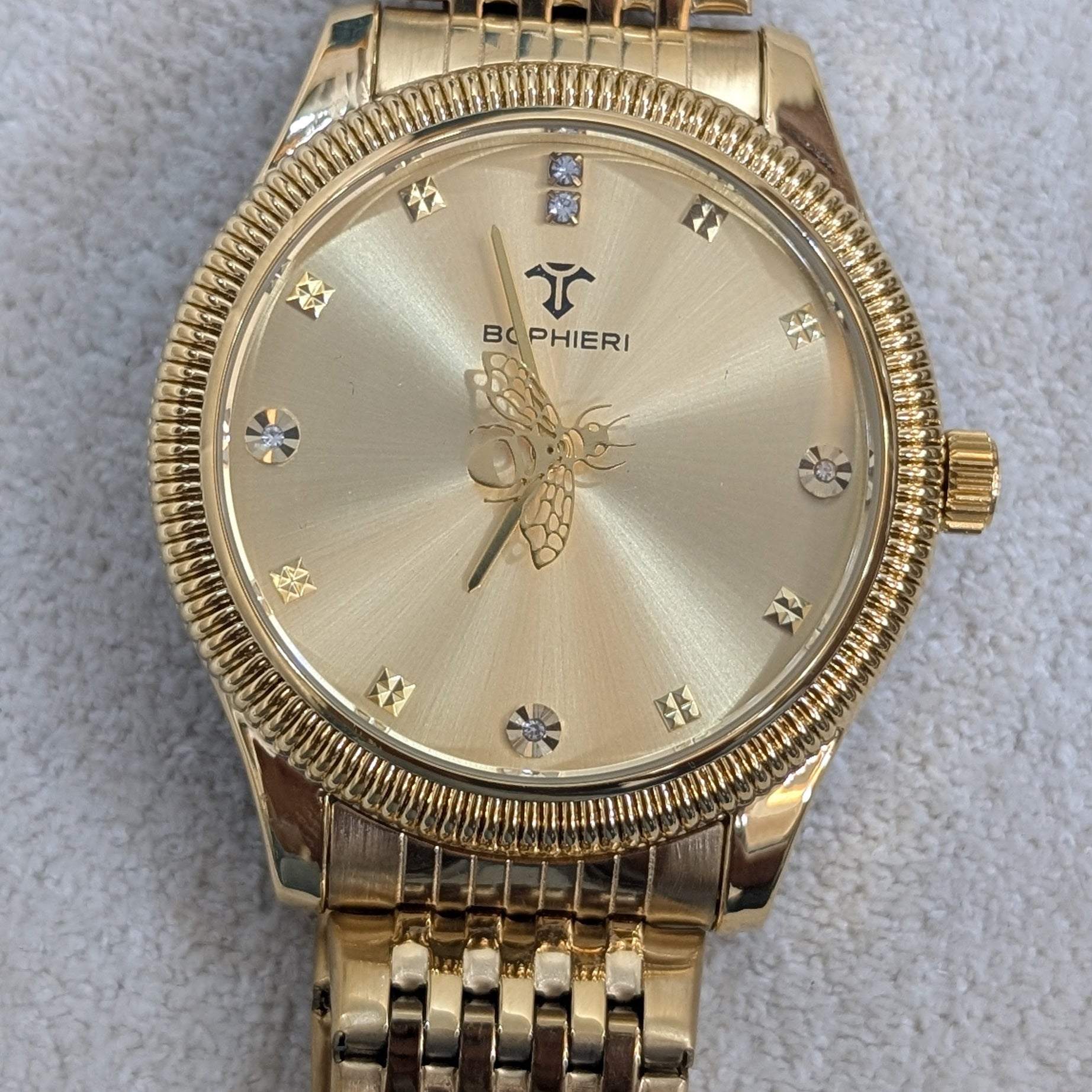 Bophieri Golden Men Watch