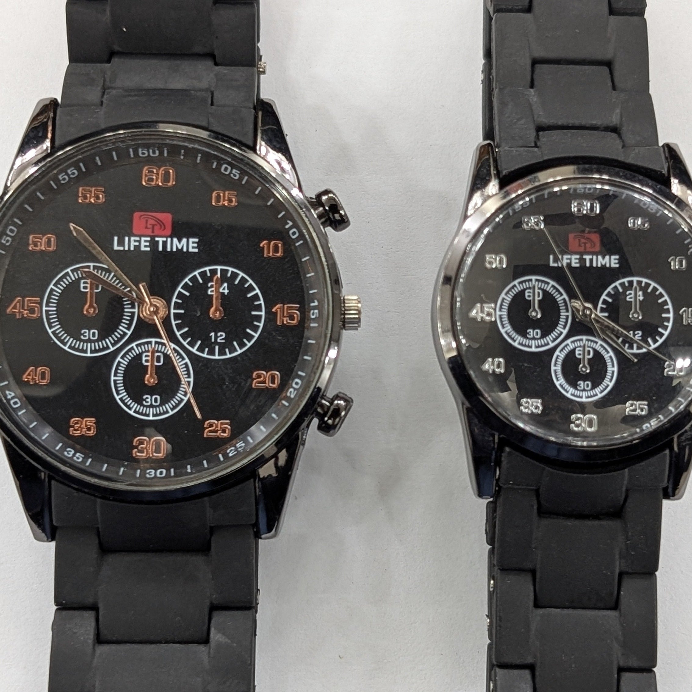 LT Royal Classic Black Couple Watch Set