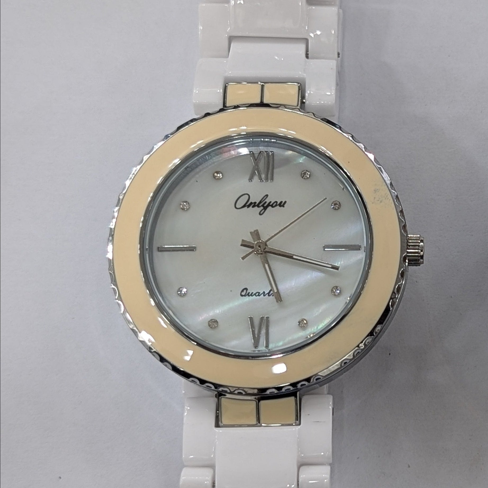 Onlyou DuoX Silver Women Watch