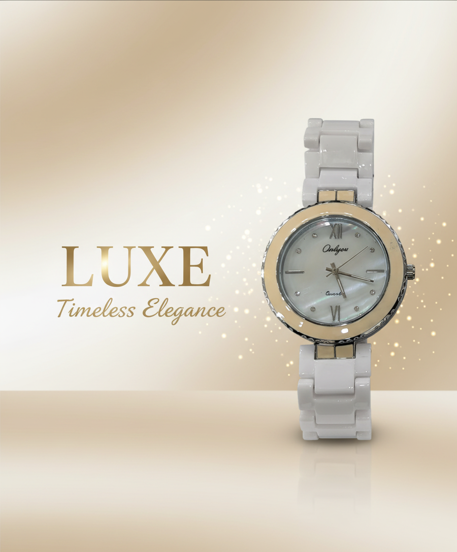 Onlyou DuoX Silver Women Watch