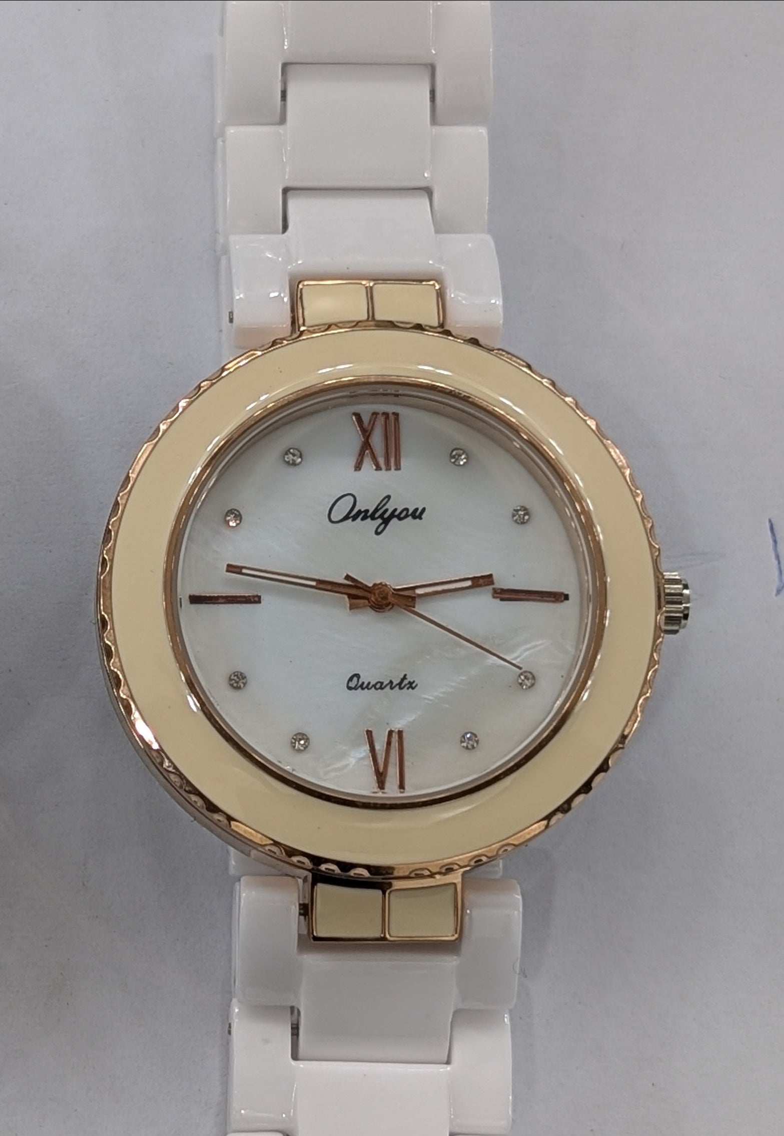 Onlyou DuoX Golden Women Watch