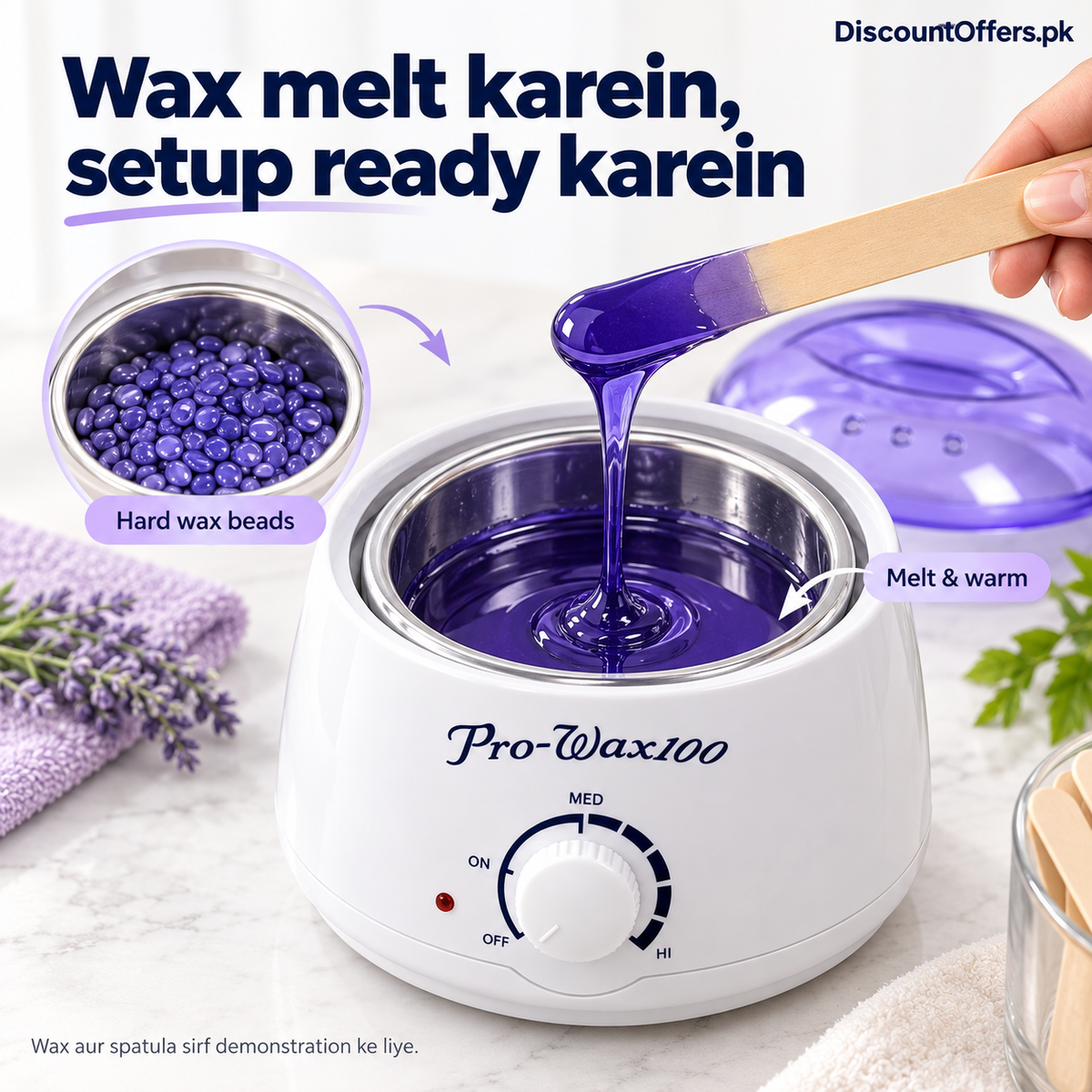 PRO-WAX 100 Hot Wax Heater & Warmer