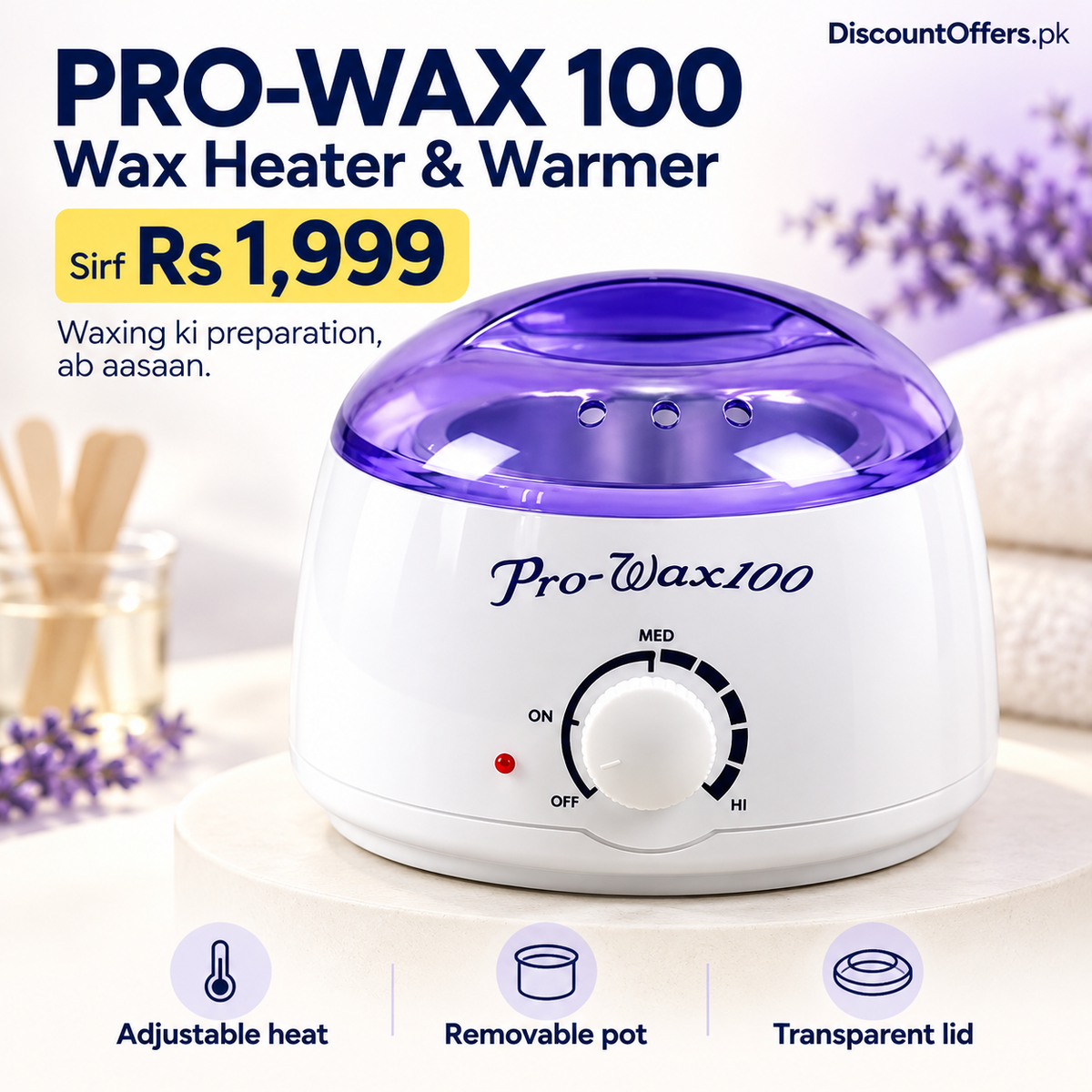 PRO-WAX 100 Hot Wax Heater & Warmer
