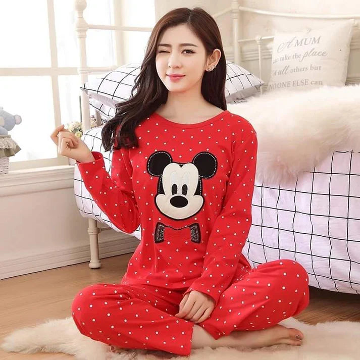 Red Mickey Night Suit