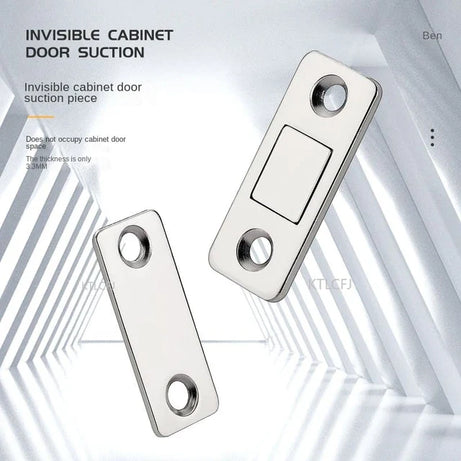 (Pack of 3 Set) Strong Door Closer Magnetic Door Catch Latch Door Magnet for Furniture Cabinet Cupboard with Screws