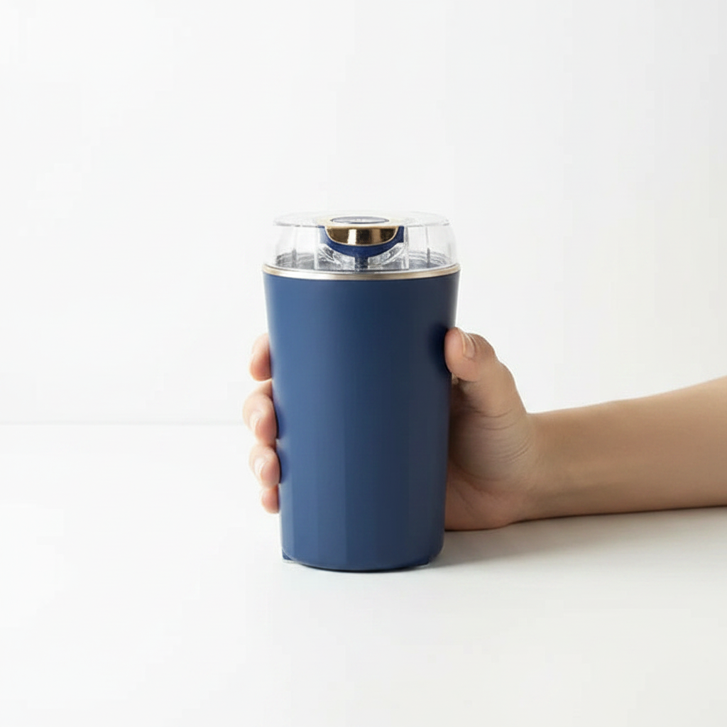 Portable Multi-Functional Electric Stainless Steel Herbs Spices Nuts Grain Grinder for Home and Office