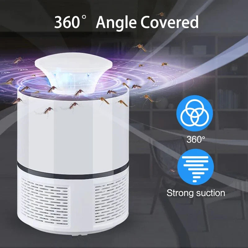 Portable USB LED Fly Trap Mosquito Killer Lamp Radiationless For Home / Bedroom / Office / Dormitory / Restaurant / Hotel and Outdoor camping