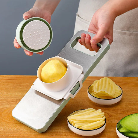 5in1 Multifunctional Vegetable Slicer, Potato Grater, Shredder, Scraper, Shredder, Artifact, Household, Kitchen