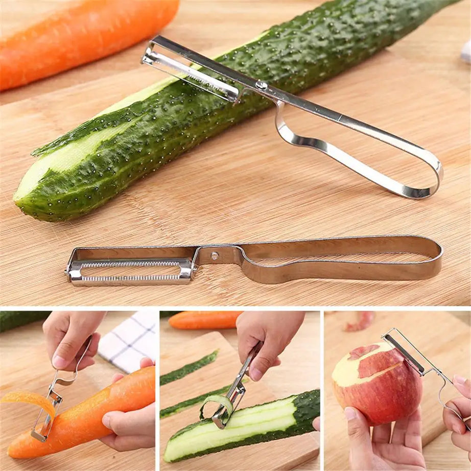 Stainless Steel Knife Fruit Vegetables Peeler (1Pcs)