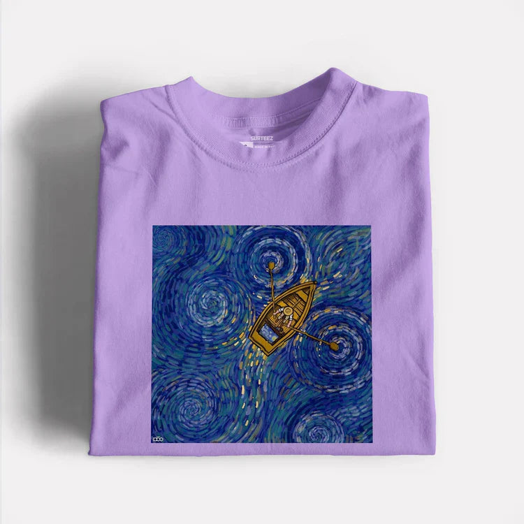 Van Gogh Starry Night Inspired Graphic T-Shirt