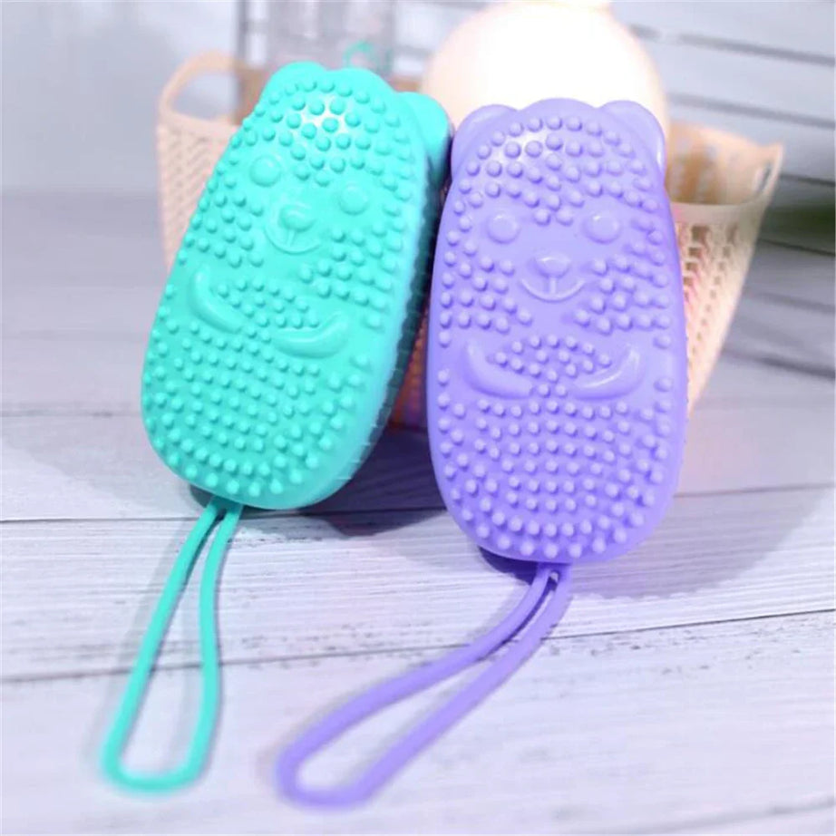 Silicone Body Scrubber Shower Scrub Sponge
