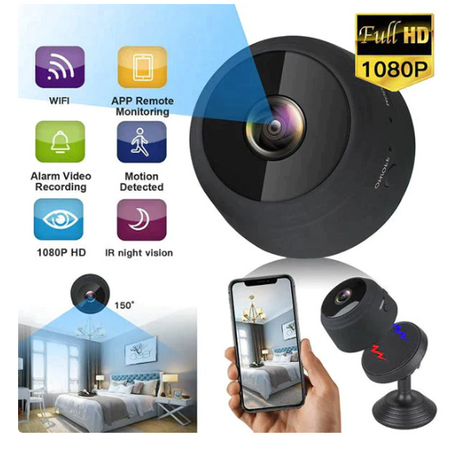 Mega Sale Offer - Mini Portable Wireless A9 Security Camera 1080P HD