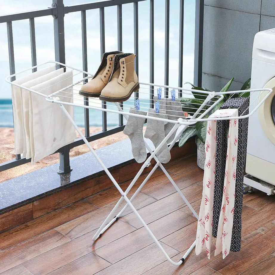 Folding Clothes Horse Dryer Hangers For Clothes Home Accessories