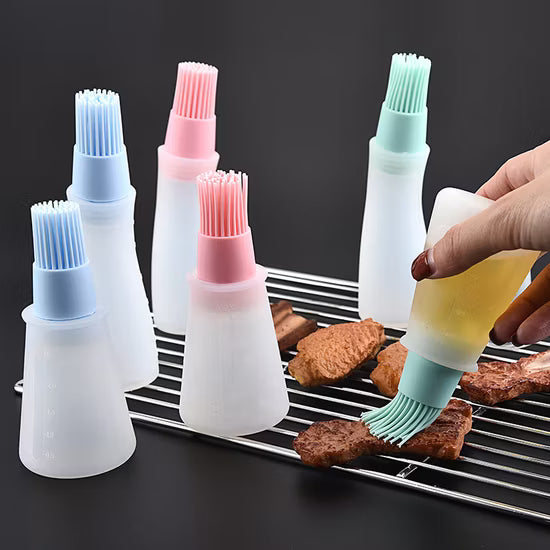 Silicone Brush Oil Bottle
