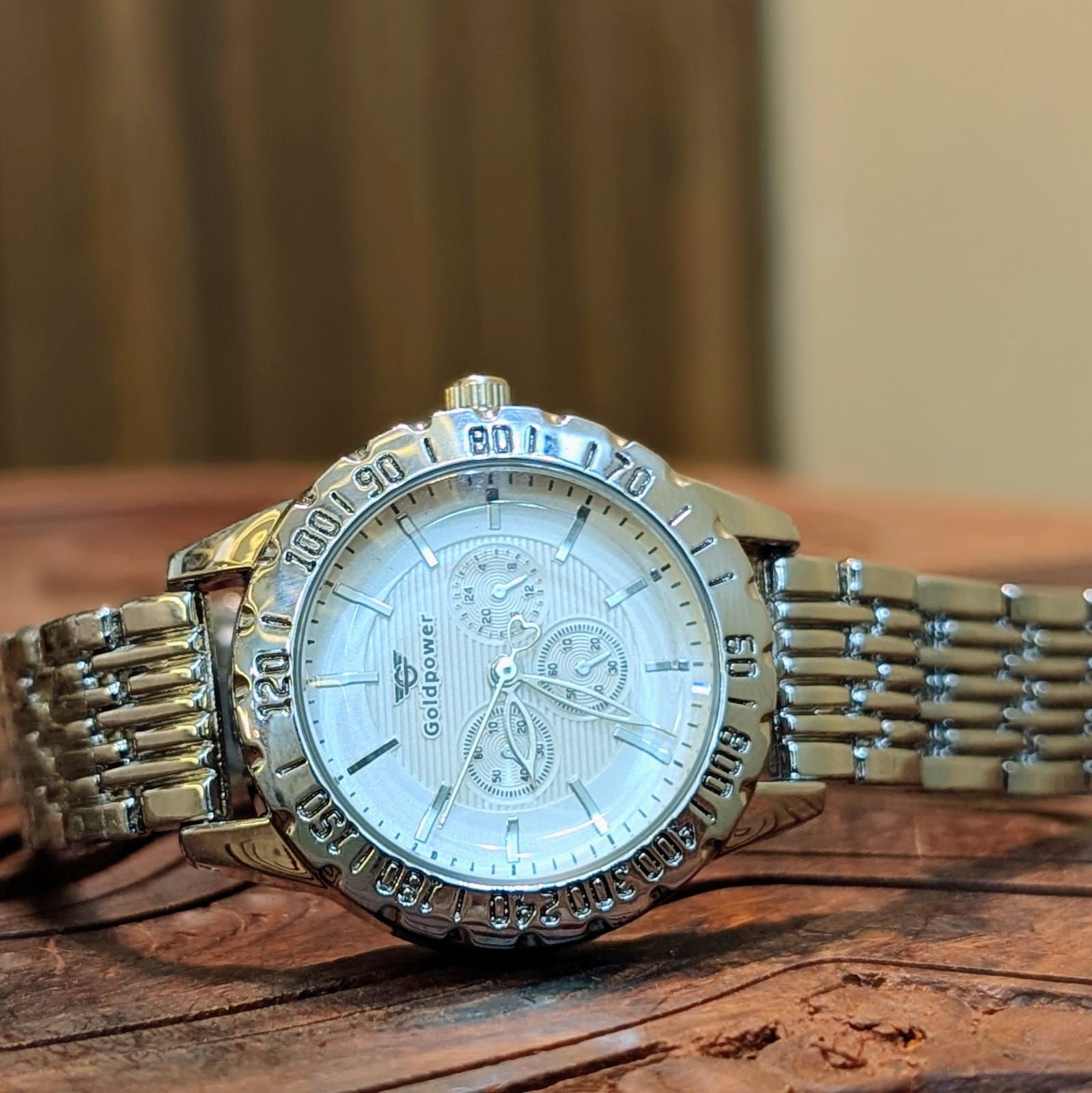 Silver Chronos Luxury Edition Watch