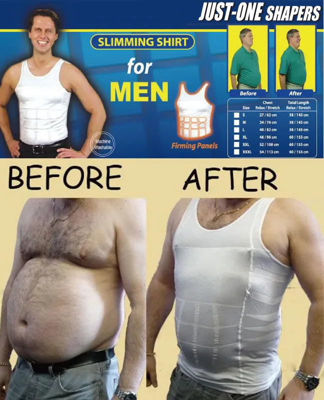 Men Slim N Lift Slimming Shirt and Body Shaper