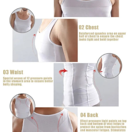 Men Slim N Lift Slimming Shirt and Body Shaper