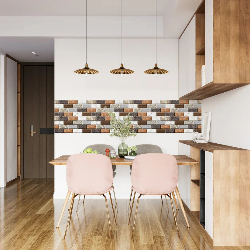 Pack Of 24 Waterproof Smart Self Adhesive Tile Stickers