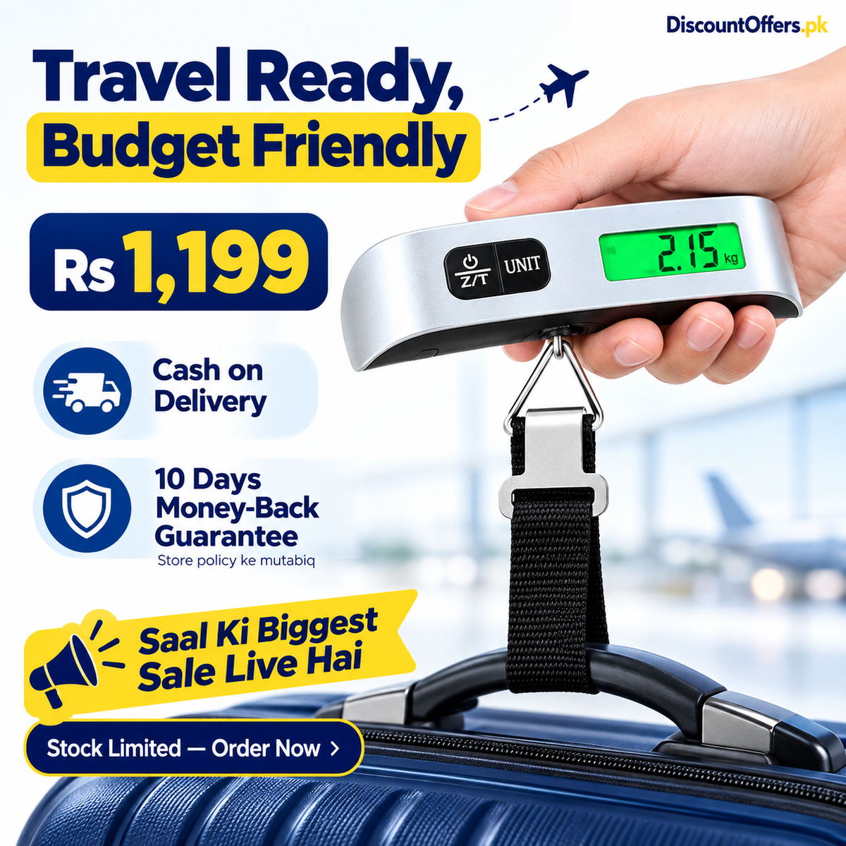 Digital Luggage Weight Scale