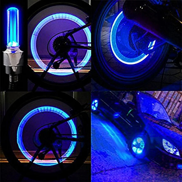 Car Wheel LED Light Motorcycle Bike Light 2PCS