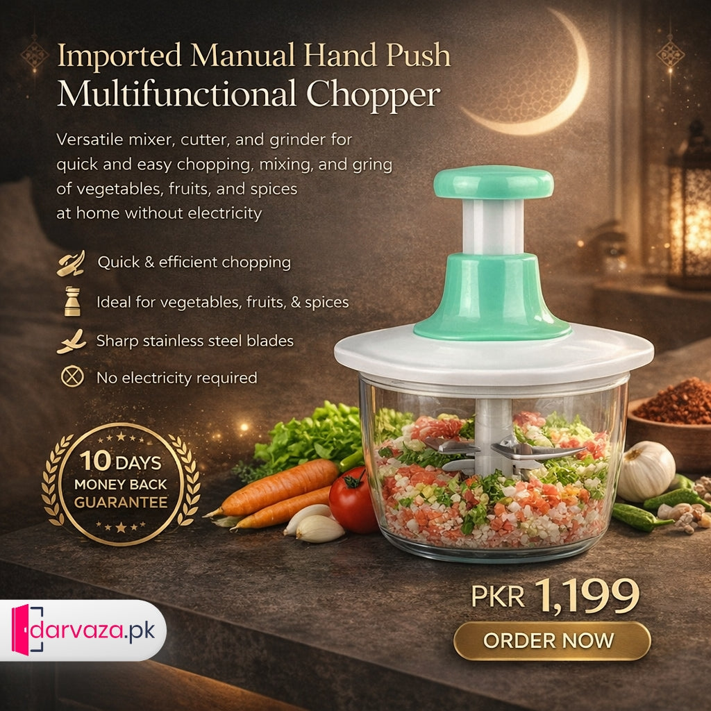 Imported Manual Hand Push Multifunctional Chopper Mixer Cutter and Grinder