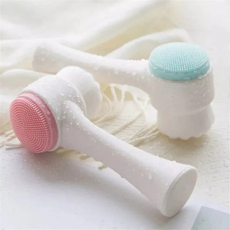 Double Side Cleansing Facial Brush