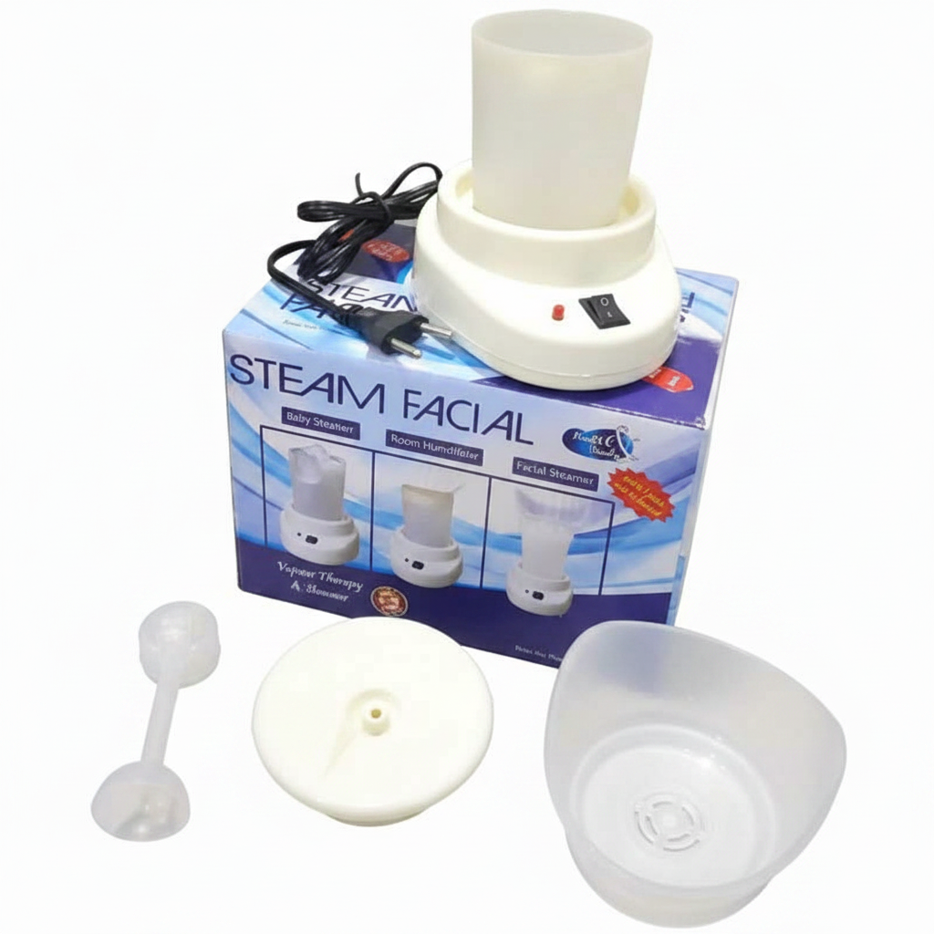 3 in 1 Steam Facial Vapor Therapy - Steam Facial, Baby Steamer, Room Humidifier For Inhaler Nose Blockage and Skin Moisturizer in Rs 1199