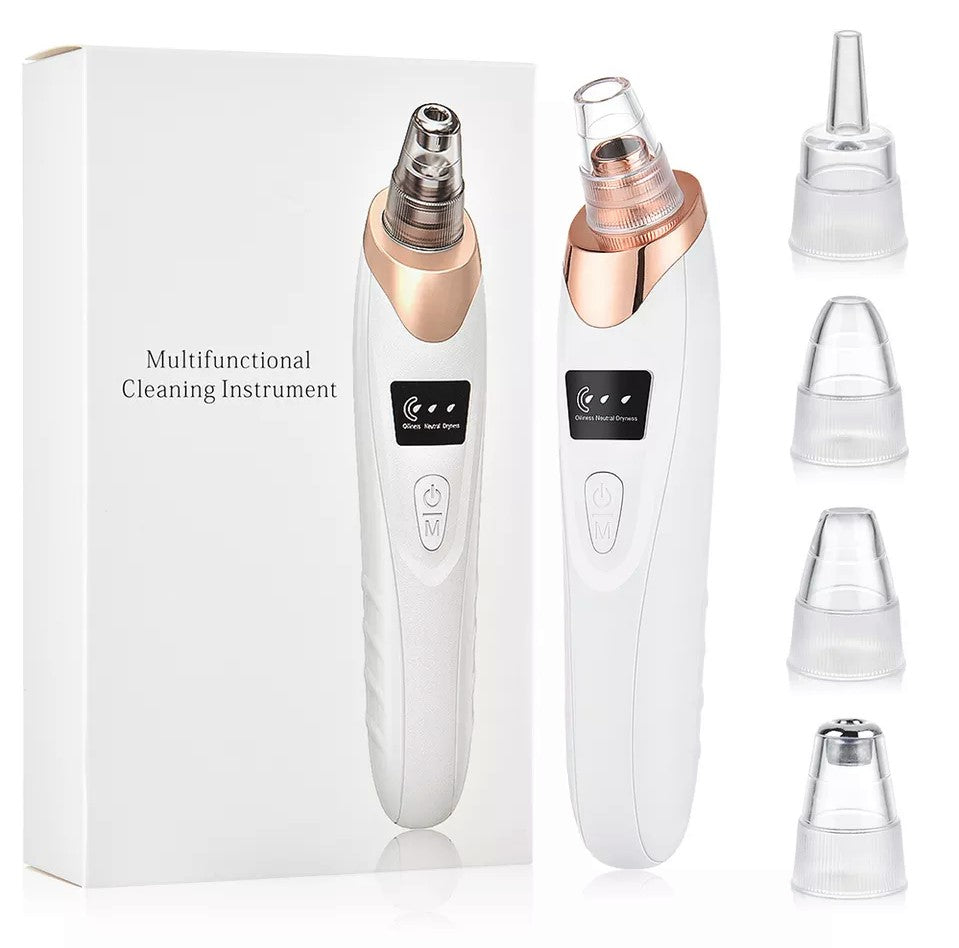 Multifunctional Cleaning Instrument For Pore Acne Pimple Removal and Vacuum Suction Facial Pore Cleaner