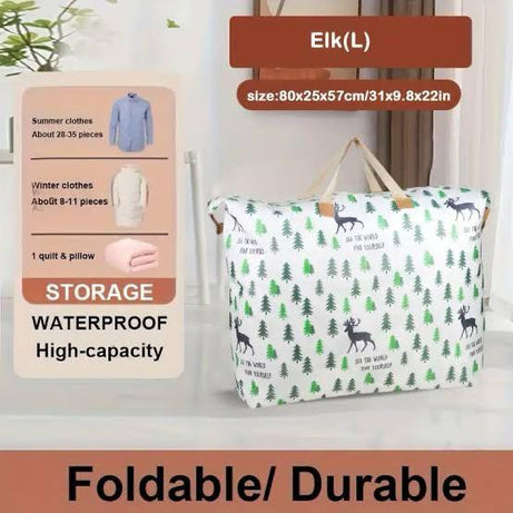 High Capacity Waterproof Foldable Storage Bag Now Available in 2 Awesome Prints