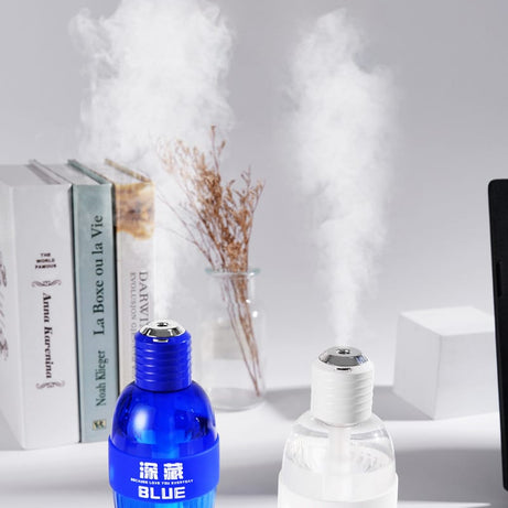 Aromatherapy Bottle Shape Mini Humidifier For Bedroom Living Room Office & Car