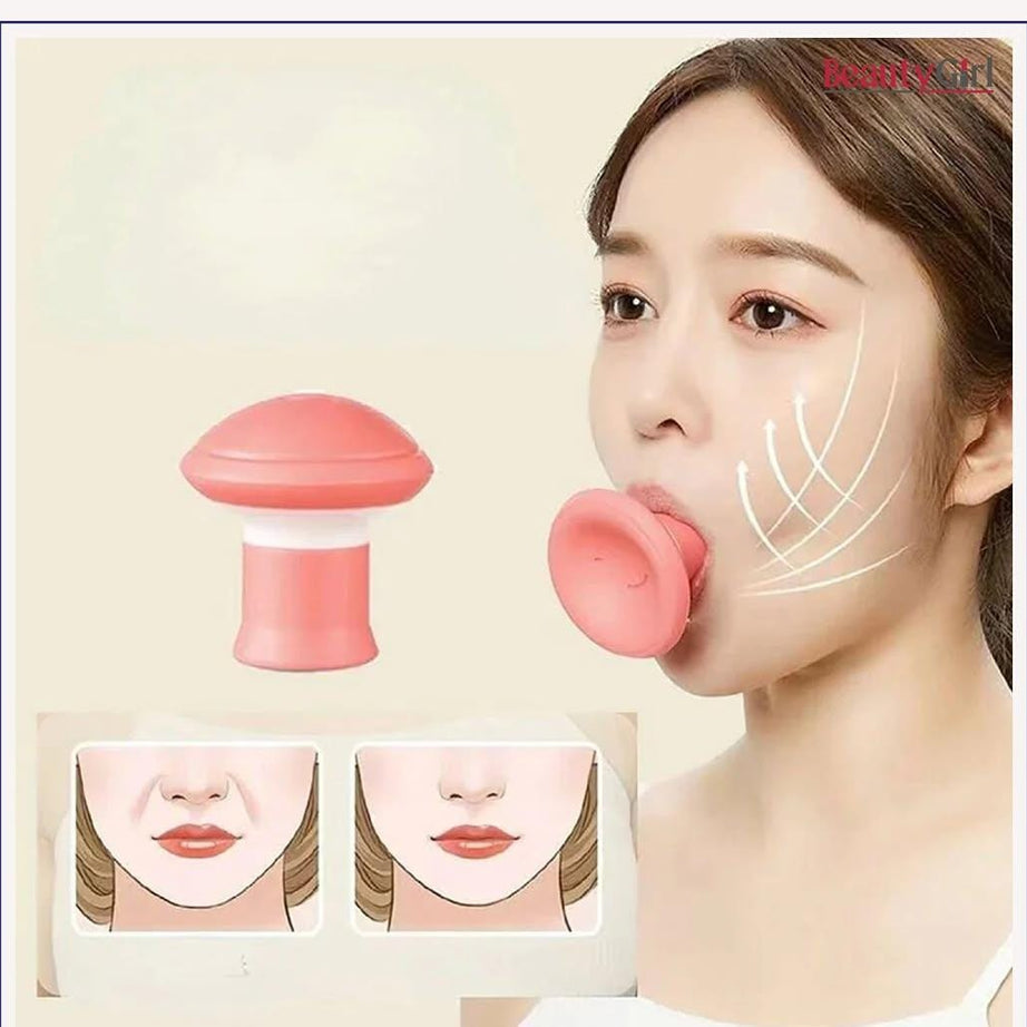 (Pack of 2) Silicone Fragrance Free V Line Chin Shaper Face Lift Tightening Tool and Muscle Trainer Slimming Device for Men and Women