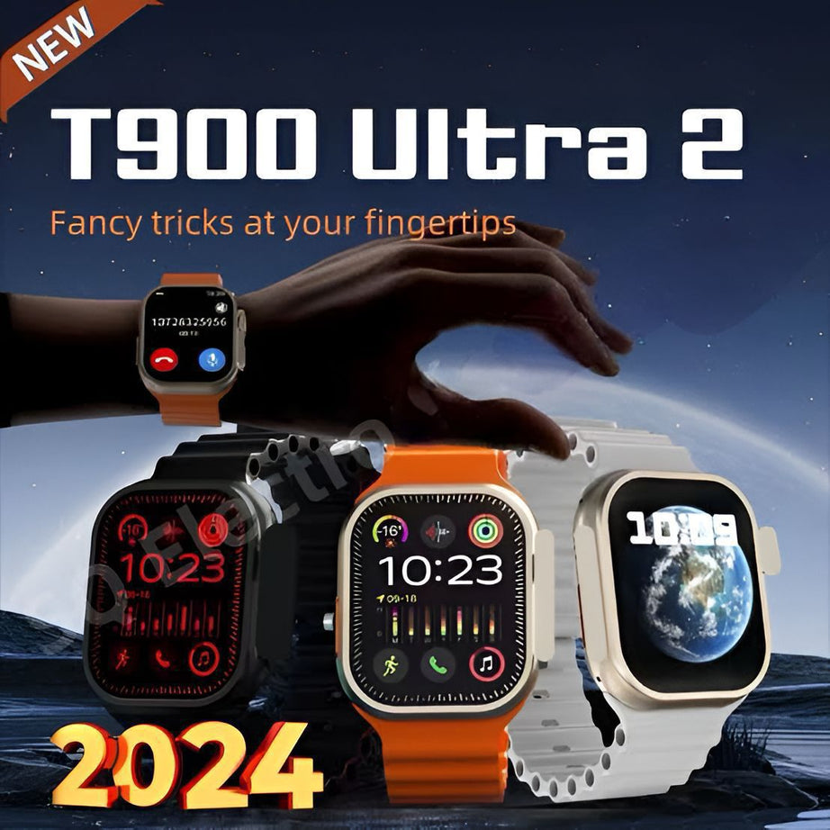 T900 Ultra2 Upgraded Model Smart Watch with Charger 2.20 Infinite Display 49mm For Men and Women