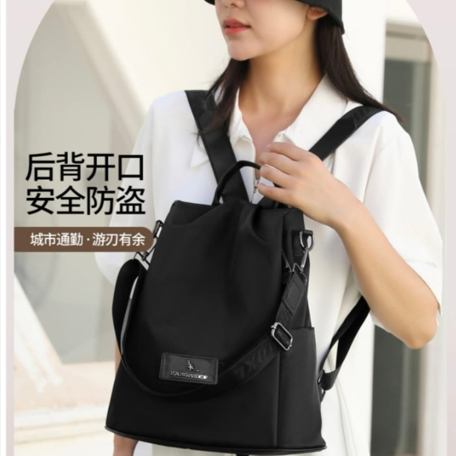 New Branded Stylish KANGROO Twin One Backpack and Crossbody Bag For Women