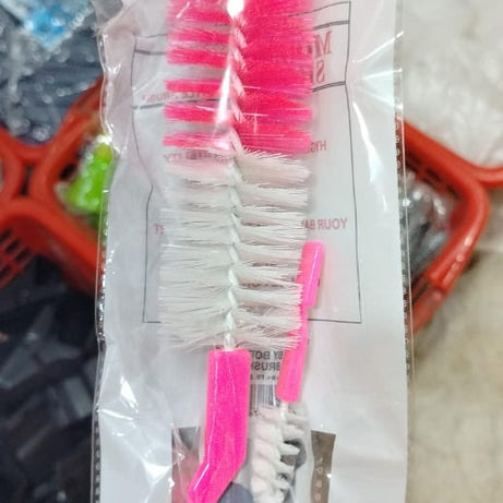 (Pack of 4) The Baby Bottle Brush Wash Bottle Nipple Brush Tool Sponge Cleaning Kit For Kitchen