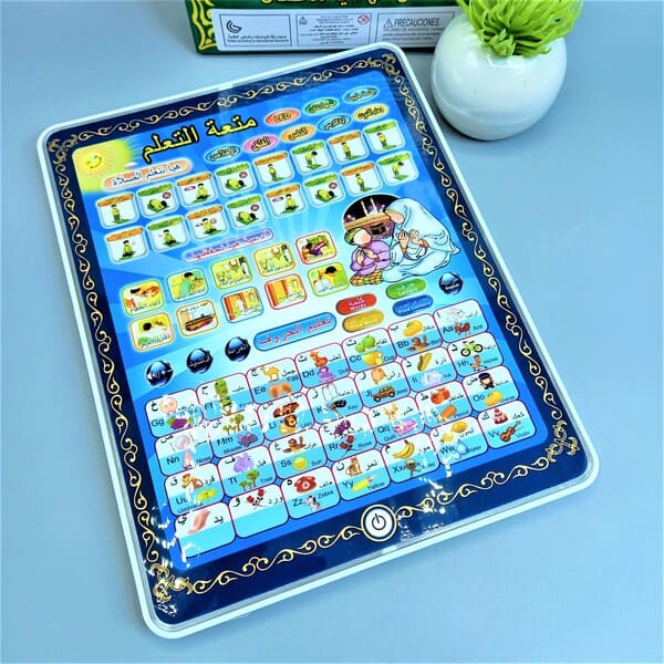 Interactive Islamic Quran and Arabic English Words Learning Educational Tablet Toy for Kids