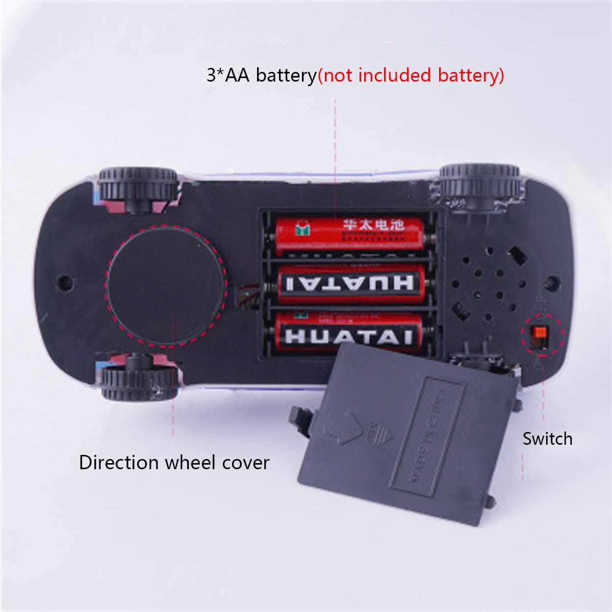 Electric Alloy Simulation Police Car Diecast Model Toy with LED Light and Music For Kids with Box