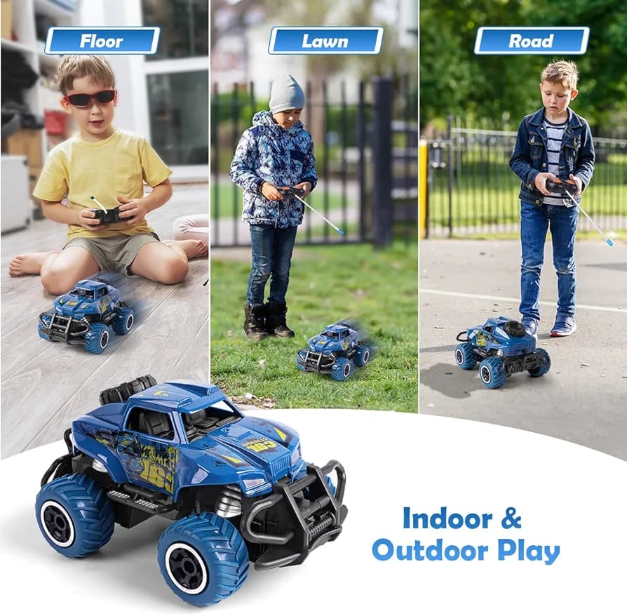 Mountain Cross Country Wireless Remote Jeep Control Off Road Vehicle Model Toy with Box For Kids