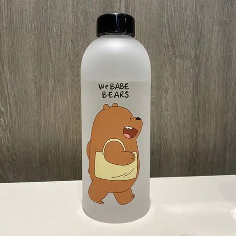 We Babe Bears Water Bottle – Cute Cartoon Bottle | BPA-Free, Leakproof & Durable