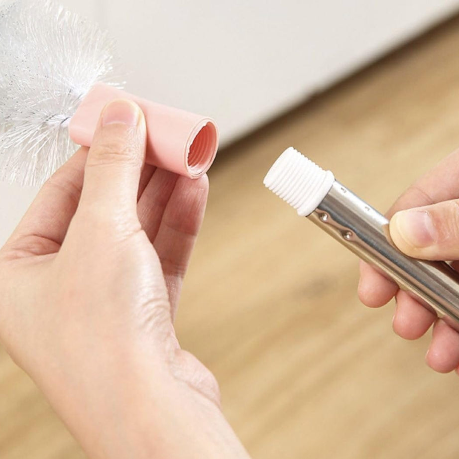 Long Bottle Brush, 3 & 5 Gallon Bottle Cleaner Brush, Bendable Replaceable Brush Head Bottle Cleaning Brush