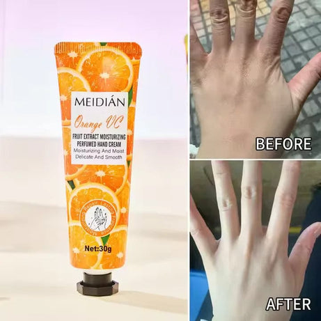 Pack Of 5 Meidian Fruit Extract Moisturizing Perfumed Hand Cream Set